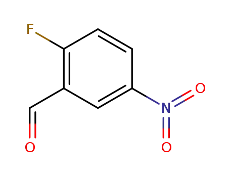 Molecular Structure of 27996-87-8 (2-Fluoro-5-nitrobenzaldehyde)