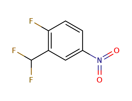 2‐(difluoromethyl)‐1‐fluoro‐4‐nitrobenzene
