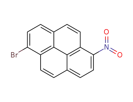 Molecular Structure of 42882-03-1 (Pyrene, 1-bromo-6-nitro-)