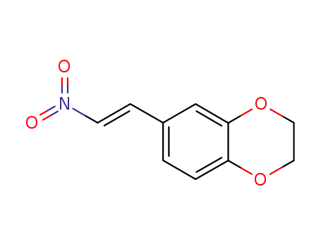 Molecular Structure of 10554-65-1 (6-(2-NITROVINYL)-1,4-BENZODIOXAN)