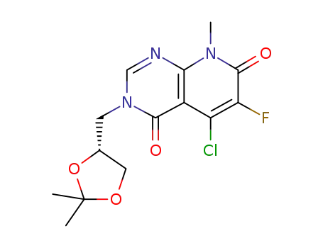 (R)-5-chloro-3-((2,2-dimethyl-1,3-dioxolan-4-yl)methyl)-6-fluoro-8-methylpyrido[2,3-d]pyrimidine-4,7-(3H,8H)-dione
