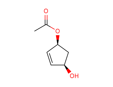 4-Cyclopentene-1,3-diol,1-acetate, (1S,3R)-