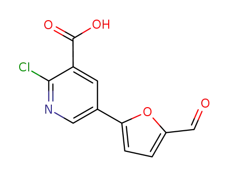 2-chloro-5-(5-formylfuran-2-yl)nicotinic acid