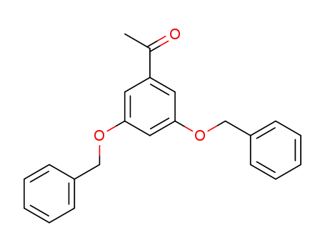 Molecular Structure of 28924-21-2 (3,5-Dibenzyloxyacetophenone)