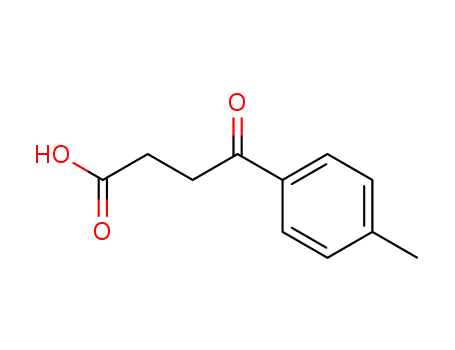 4619-20-9,3-(4-Methylbenzoyl)propionic acid,Propionicacid, 3-p-toluoyl- (6CI,7CI,8CI); 3-(4-Methylbenzoyl)propanoic acid;3-(4-Methylbenzoyl)propionic acid; 3-(p-Methylbenzoyl)propionic acid;3-p-Toluoylpropionic acid; 4-(4-Methylphenyl)-4-oxobutanoic acid;4-(4-Methylphenyl)-4-oxobutyric acid; 4-Methyl-g-oxobenzenebutanoic acid;4-Oxo-4-(4-methylphenyl)butanoic acid; 4-Oxo-4-(p-tolyl)butanoic acid; NSC54788; b-(4-Methylbenzoyl)propionic acid;b-(4-Methylphenyl)propionic acid; b-p-Toluoylpropionic acid