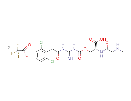 (S)-serine(guanfacine)-sarcosine carbamate di-trifluoroacetate