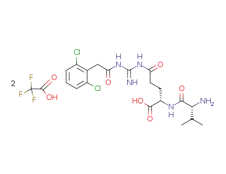 guanfacine-γ-(S)-glutamic acid-(R)-valine amide di-trifluoroacetate