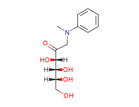 3,4,5,6-tetrahydroxy-1-(methyl-phenyl-amino)hexan-2-one cas  71143-97-0