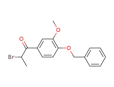 1-(4-(benzyloxy)-3-methoxyphenyl)-2-bromopropan-1-one