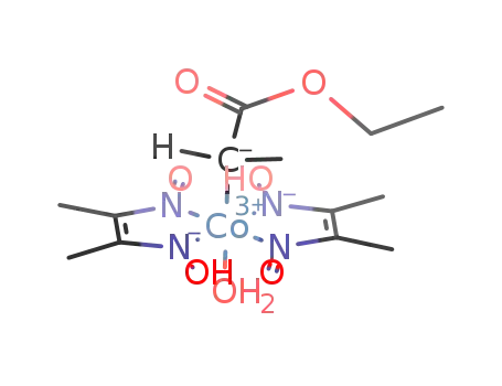 aquabis(dimethylglyoximato)[(racemic)-1-(ethoxycarbonyl)ethyl]cobalt(III)