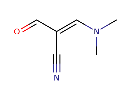 Molecular Structure of 149139-41-3 (2-Propenenitrile,3-(dimethylamino)-2-formyl-,(E)-(9CI))