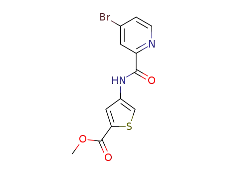 methyl 4-(4-bromopicolinamido)thiophene-2-carboxylate
