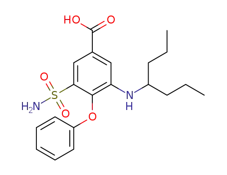 3-(heptan-4-ylamino)-4-phenoxy-5-sulfamoyl-benzoic acid