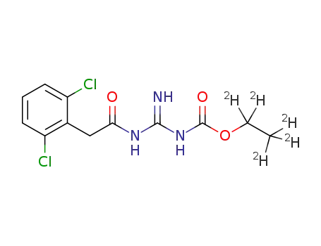 {N'-[2-(2,6-dichloro-phenyl)acetyl]-guanidinocarbonyloxy}ethane-d5