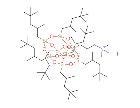 trimethylpropylammonium hepta(isooctyl)octasilsesquioxane iodide