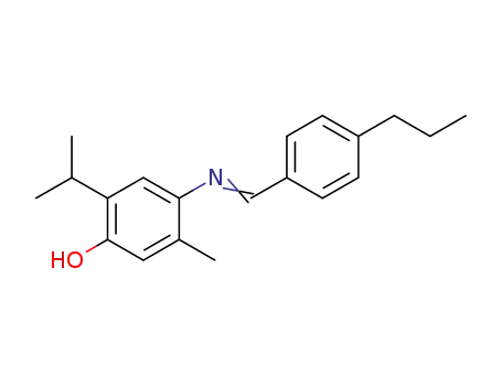 2-iso-propyl-5-methyl-4-(4-propylbenzylideneamino)phenol