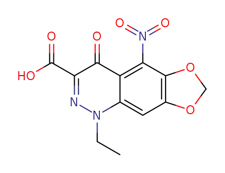 1-ethyl-5-nitro-4-oxo-1,4-dihydro-[1,3]dioxolo[4,5-g]cinnolin-3-carboxylic acid