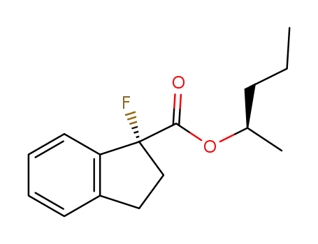 (R)-2-pentyl (R)-1-fluoroindan-1-carboxylate