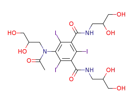 Molecular Structure of 66108-95-0 (Iohexol)