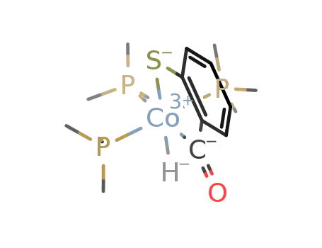mer-hydrido(2-mercaptobenzoyl)tris(trimethylphosphine)cobalt(III)