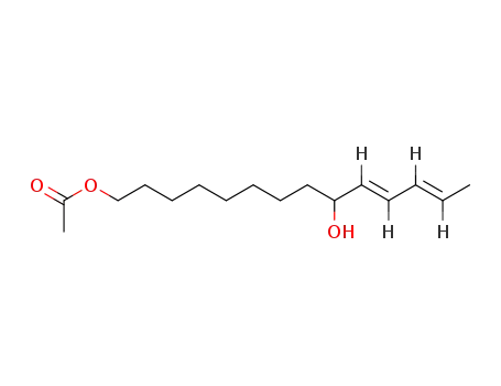 Acetic acid (10E,12E)-9-hydroxy-tetradeca-10,12-dienyl ester