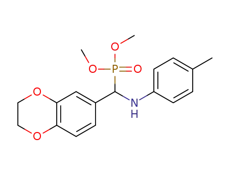 dimethyl (2,3-dihydrobenzo[b][1,4]dioxin-6-yl)(p-tolylamino)methylphosphonate