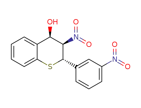 (2S,3R,4R)-3-nitro-2-(3-nitrophenyl)thiochroman-4-ol