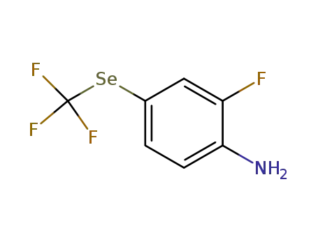 1-amino-2-fluoro-4-[(trifluoromethyl)seleno]benzene