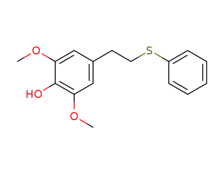 2,6-dimethoxy-4-(2-phenylsulfanylethyl)phenol
