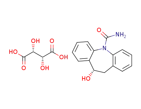 (10S)-10-hydroxy-10,11-dihydro-5H-dibenzo[b,f]azepine-5-carboxamide tartarate