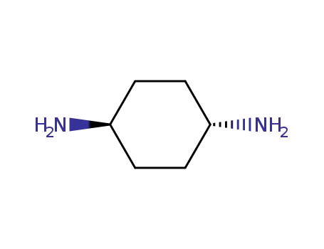 Molecular Structure of 2615-25-0 (trans-1,4-Diaminocyclohexane)