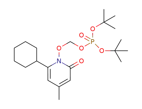 di-tert-butyl (((6-cyclohexyl-4-methyl-2-oxopyridin-1(2H)-yl)oxy)methyl) phosphate