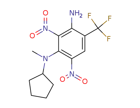 N3-Cyclopentyl-N3-methyl-2,4-dinitro-6-trifluoromethyl-benzene-1,3-diamine