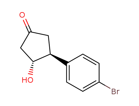 3-hydroxy-4-(4-bromophenyl)cyclopentanone