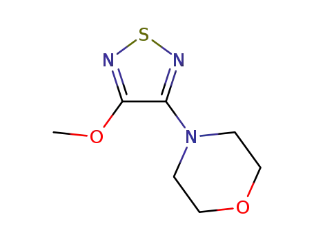 3-methoxy-4-morpholinyl-1,2,5-thiadiazole