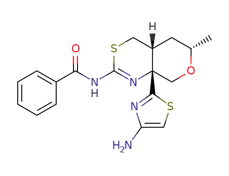 N-[(4aR,6S,8aR)-8a-(4-amino-1,3-thiazol-2-yl)-6-methyl-4,4a,5,6,8,8a-hexahydropyrano[3,4-d][1,3]thiazin-2-yl]benzamide