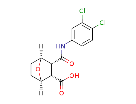 3-((3,4-dichlorophenyl)carbamoyl)-7-oxabicyclo[2.2.1]heptane-2-carboxylic acid