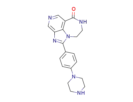 1-(4-(piperazin-1-yl)phenyl)-8,9-dihydro-2,4,7,9a-tetraazabenzo[cd]azulen-6(7H)-one