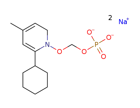 ((6-cyclohexyl-4-methylpyridin-1(2H)-yl)oxy)methyl phosphate disodium salt