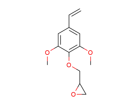 2-((2,6-dimethoxy-4-vinylphenoxy)methyl)oxirane