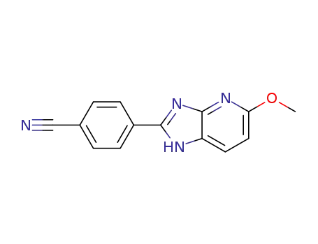 2-(4-cyanophenyl)-5-methoxy-4-azabenzimidazole
