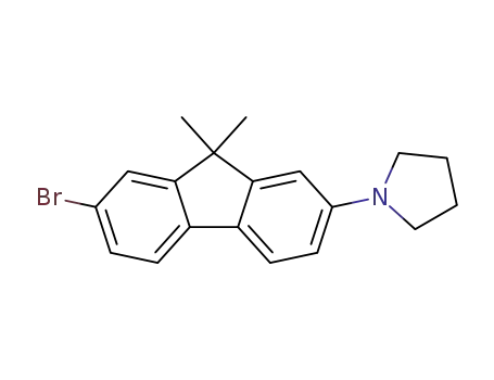1-(7-bromo-9,9-dimethyl-9H-fluoren-2-yl)pyrrolidine