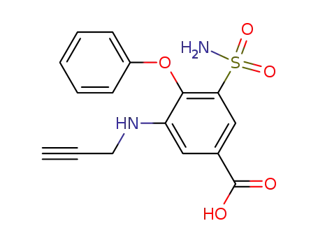4-phenoxy-3-propargylamino-5-sulphamyl-benzoic acid
