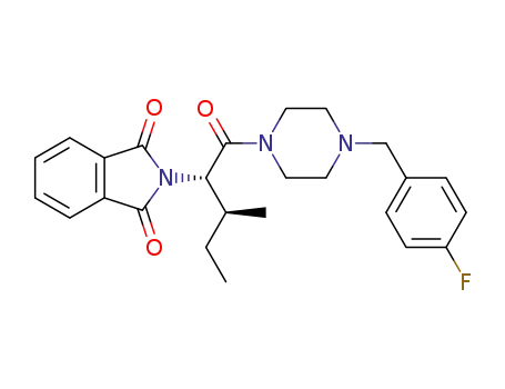 2-((2S,3S)-1-(4-(4-fluorobenzyl)piperazin-1-yl)-3-methyl-1-oxopentan-2-yl)isoindoline-1,3-dione