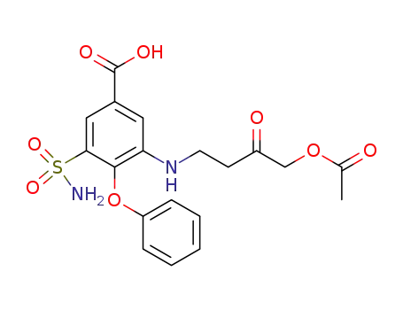 3-(γ-oxo-δ-acetoxybutylamino)-4-phenoxy-5-sulfamylbenzoic acid