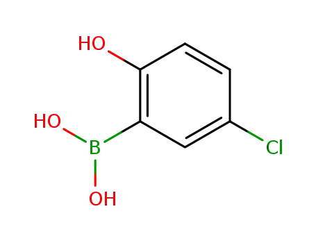 Molecular Structure of 89488-25-5 (5-CHLORO-2-HYDROXYPHENYLBORONIC ACID)