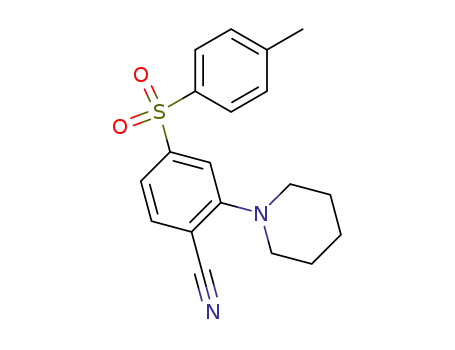 2-piperidino-4-(toluene-4-sulfonyl)-benzonitrile
