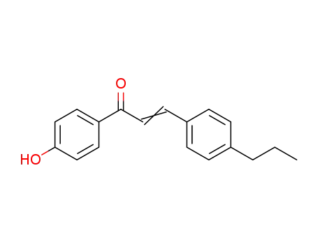 1-(4-hydroxyphenyl)-3-(4-propylphenyl)propenone