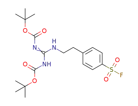 4-(2-N',N''-diboc-guanidinoethyl)benzenesulfonyl fluoride