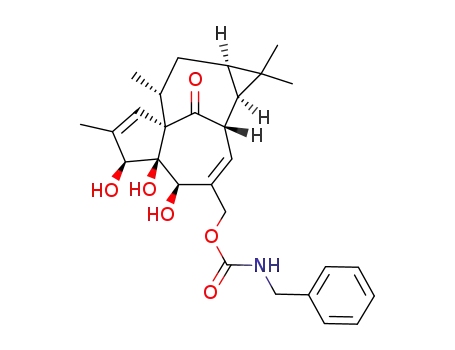 ((1aR,2S,5R,5aR,6S,8aS,9R,10aR)-5,5a,6-trihydroxy-1,1,7,9-tetramethyl-11-oxo-1a,2,5,5a,6,9,10,10a-octahydro-1H-2,8a-methanocyclopenta[a]cyclopropa[e][10]annulen-4-yl)methyl benzylcarbamate